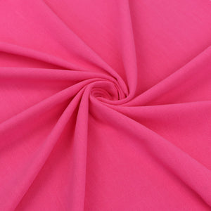Viscose Linen - Bubblegum Pink