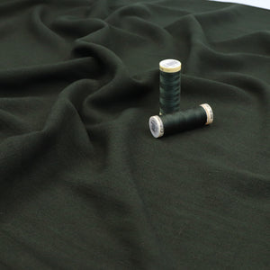 Viscose Linen Slub - Dark Green