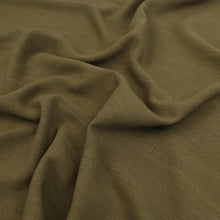 Viscose Linen Slub - Khaki Green