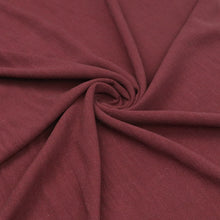 Viscose Linen Slub - Maroon