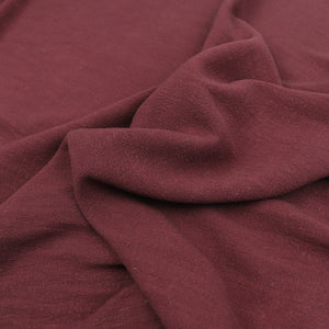 Viscose Linen Slub - Maroon