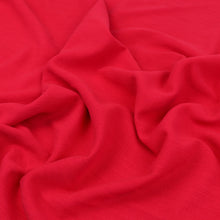 Viscose Linen - Scarlet Red