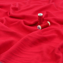 Viscose Linen - Scarlet Red