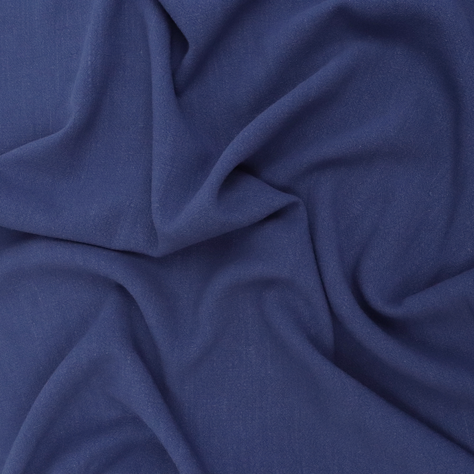 Viscose Linen - Violet Blue