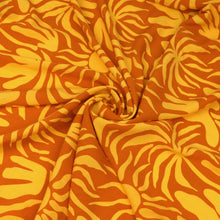 Viscose Poplin - Vacation Vibes - Orange