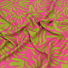 Viscose Poplin - Vacation Vibes - Pink