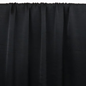 Viscose Satin - Black - END OF BOLT 75cm