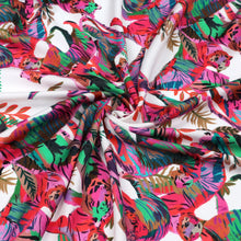 Viscose Satin - Colourful Tigers