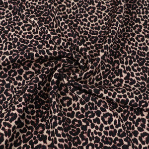 Viscose Satin - Leopard