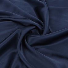 Viscose Satin - Navy Blue