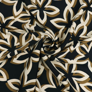 Viscose Satin - Star Floral