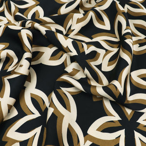 Viscose Satin - Star Floral