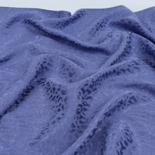 Viscose Satin Jacquard - Leopard Lavender