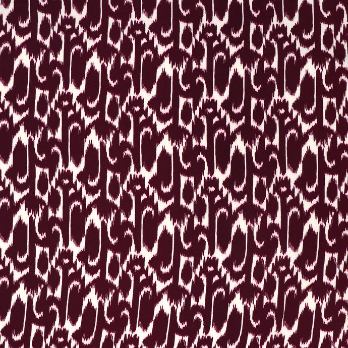 Viscose Satin Twill - Giselle - Burgundy