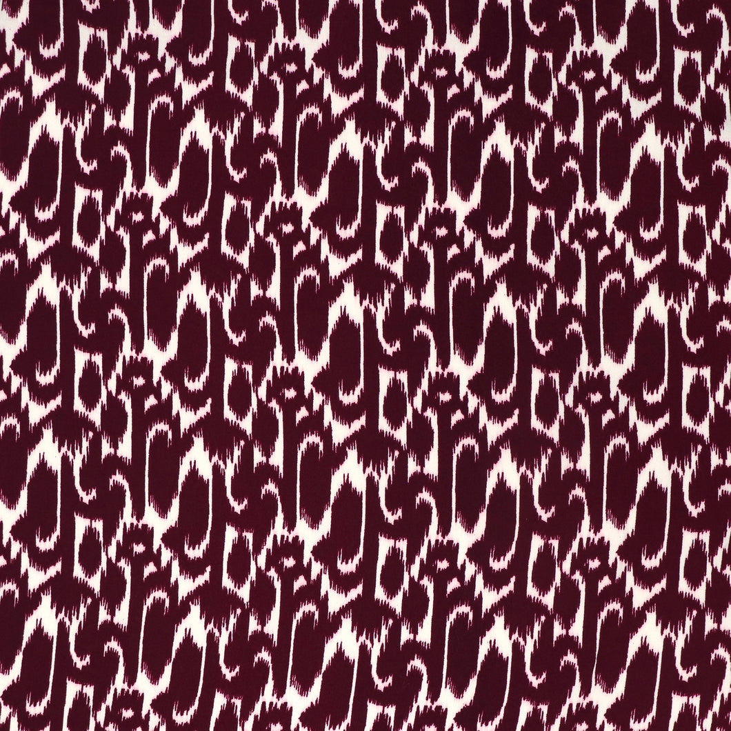 Viscose Satin Twill - Giselle - Burgundy