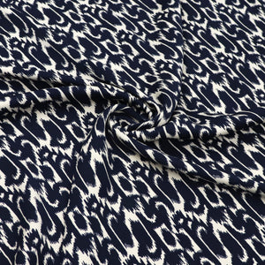 Viscose Satin Twill - Giselle - Navy