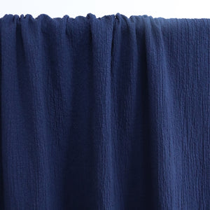 Viscose Seersucker - Navy - SALE