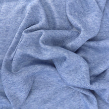 Viscose Soft Knit - Melange Sky Blue - END OF BOLT 80cm