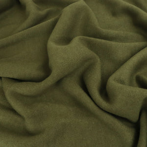 Viscose Soft Knit - Olive Green - END OF BOLT 73cm