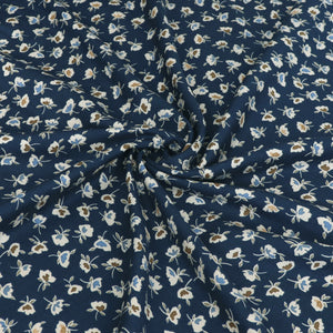 Viscose Twill - Falling Flowers