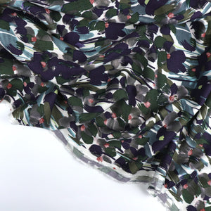 Viscose Twill - Floral Camouflage