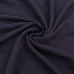 Viscose Twill - Navy Blue - END OF BOLT 66cm