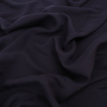 Viscose Twill - Navy Blue - END OF BOLT 44cm