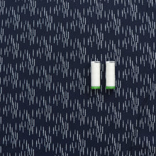 Viscose Twill - Navy Dashes