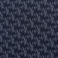 Viscose Twill - Navy Dashes