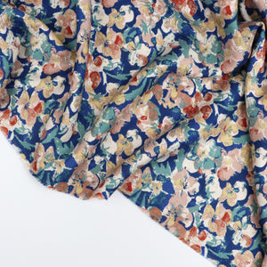 Viscose Twill - Painted Flowers