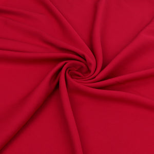 Viscose Twill - Red - END OF BOLT 103cm