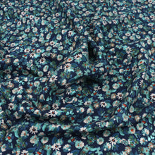 Viscose Twill - Sunset Flowers