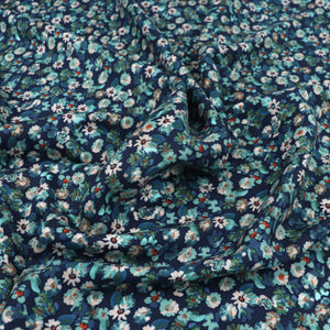 Viscose Twill - Sunset Flowers