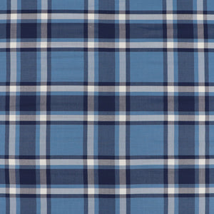 Viscose Twill - Yarn Dyed Check - Blue