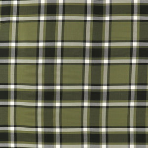 Viscose Twill - Yarn Dyed Check - Green