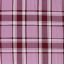 Viscose Twill - Yarn Dyed Check - Pink