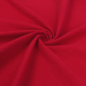 Washed Vintage Cotton - Red - END OF BOLT 78cm