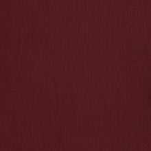 Washed Linen Cotton - Burgundy