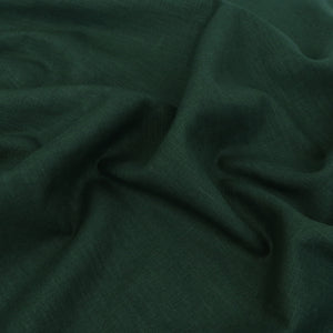 Washed Linen Cotton - Dark Green