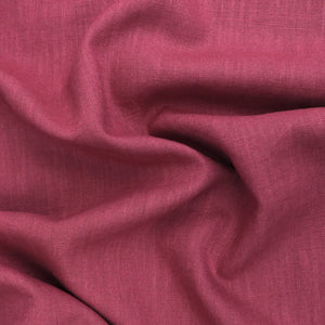 Washed Linen Cotton - Dark Rose