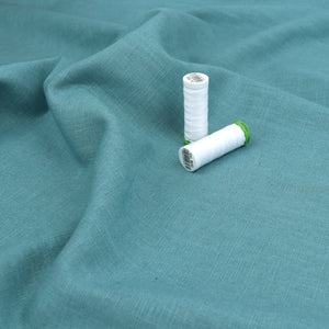 Washed Linen Cotton - Seafoam Green