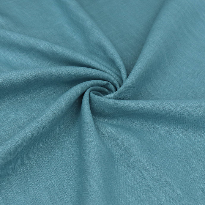 Washed Linen Cotton - Seafoam Green