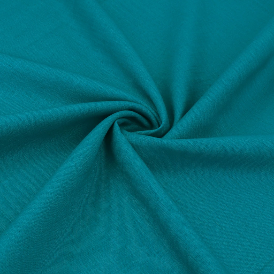 Washed Linen Cotton - Turquoise