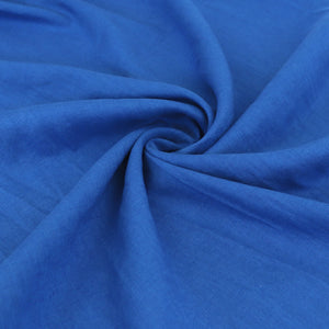 Washed Linen Cotton Lightweight - Blue
