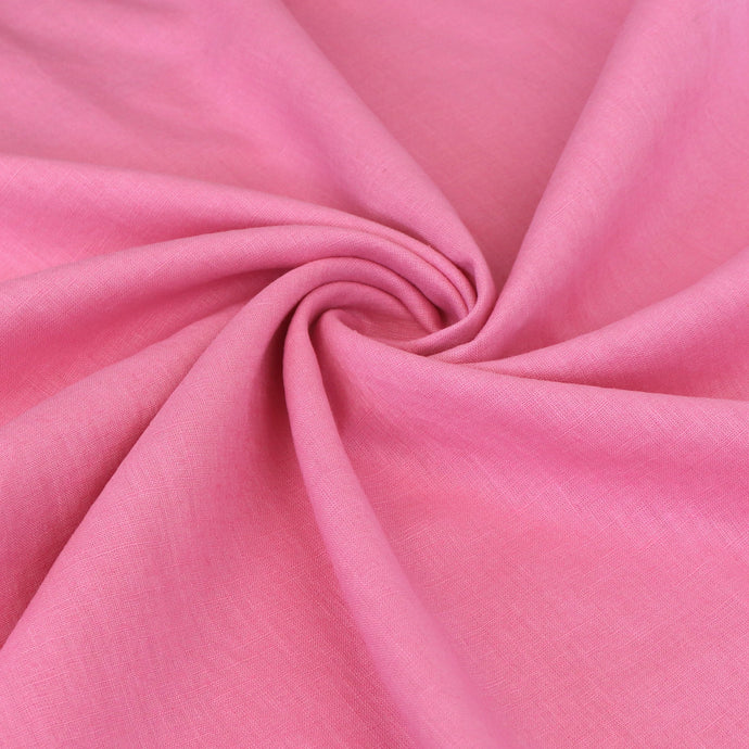 Washed Linen Cotton Lightweight - Pink