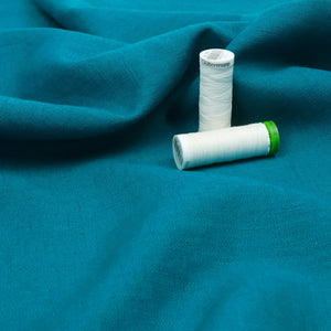 Washed Linen Ramie Cotton - Turquoise