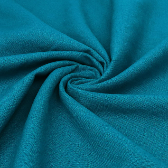 Washed Linen Cotton - Turquoise