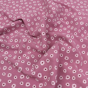 Washed Vintage Cotton - Daisy Meadow - Pink