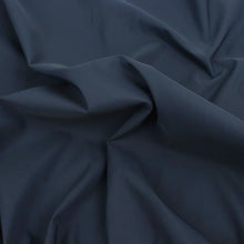 Water Repellant Cotton Blend Coating - Navy Blue - END OF BOLT 69cm