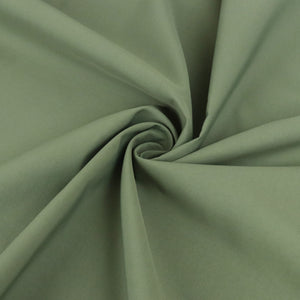 Water Repellant Cotton Blend Coating - Sage Green - END OF BOLT 75cm